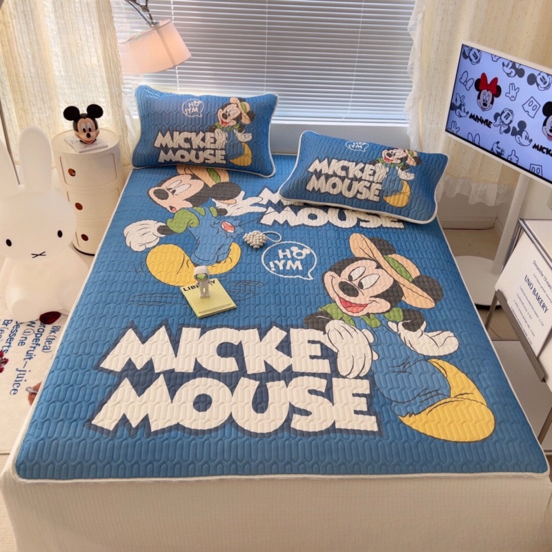 Bộ Thảm Lót Giường Ba Món Bằng Cao Su Mềm Thoáng Mát Mùa Hè Cho Trẻ Em