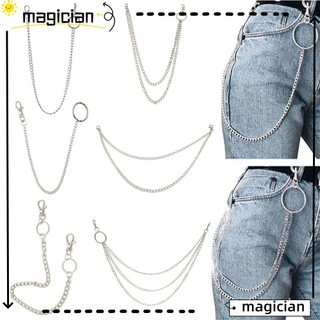 Dây xích đeo quần jean 10 kiểu tùy chọn phong cách Punk Rock cá tính