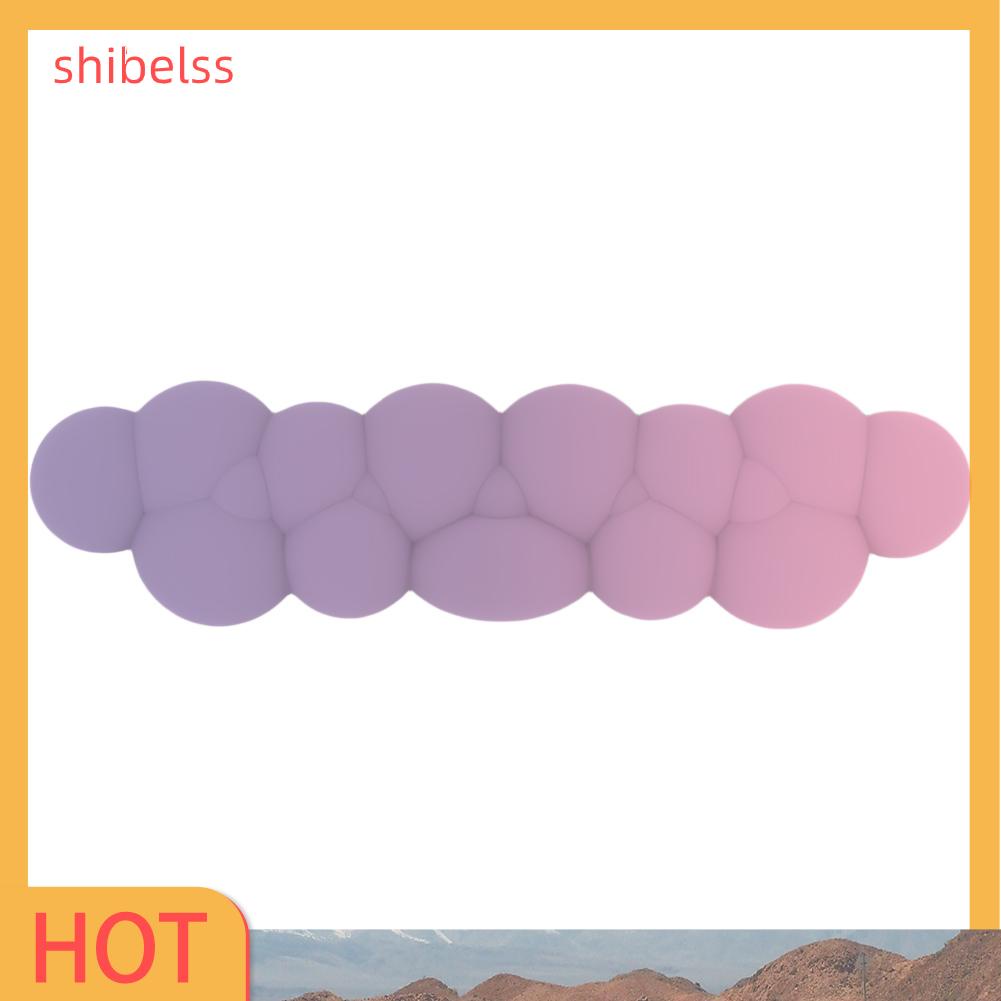 Đệm Gác Tay Bàn Phím Hình Đám Mây Màu Sắc Tuyến Tính Chống Trượt Tiện Dụng Cho