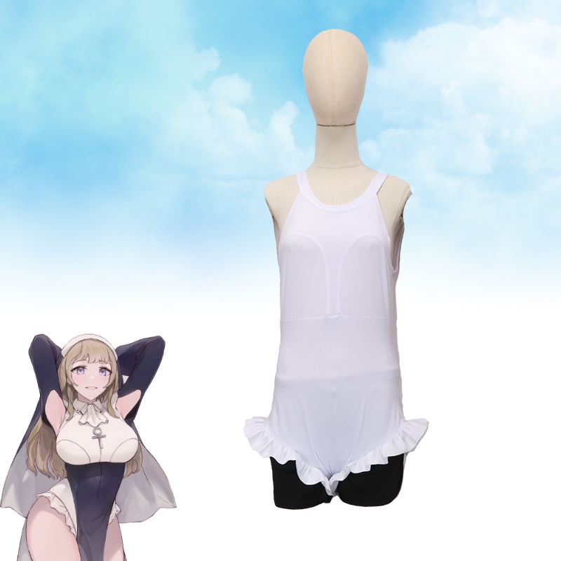 Sexy Skinny Nun cosplay Uniform cosplay Maid cos Costume Halloween cos Costume