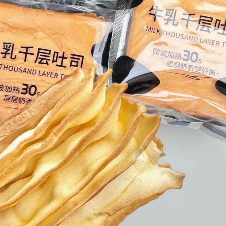 Bánh Sandwich Ngàn Lớp, Bánh Gối Ngàn Lớp, Bánh Mì Sandwich Bơ Sữa, Đồ ăn vặt nội địa