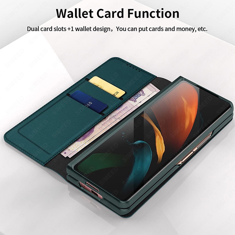 Ốp Điện Thoại Da Gập 2023 Cho Samsung Galaxy Z Fold 5 4 3 5G Samsung Z Fold 2 Fold4 Fold3 Fold5