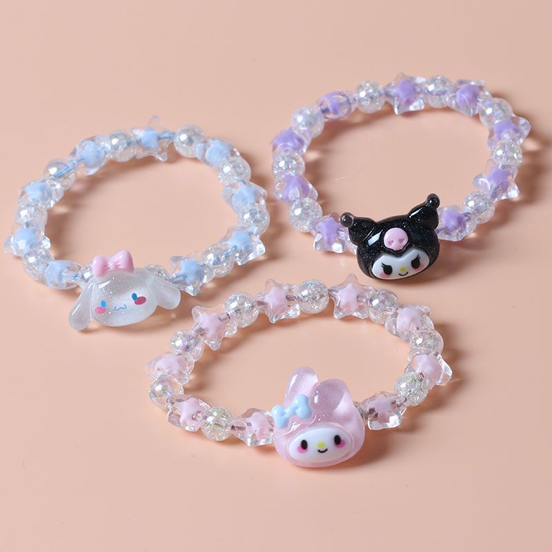Sanrio series vòng tay phụ nữ vòng tay ngọc trai thời trang khóa vòng tay nữ phụ kiện thời trang trang trí