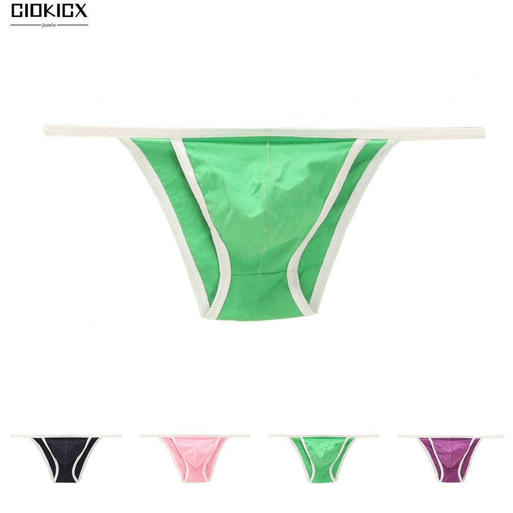 Chất lượng cao cấp cotton jersey nam bikini thong túi có đường viền màu sắc các loại