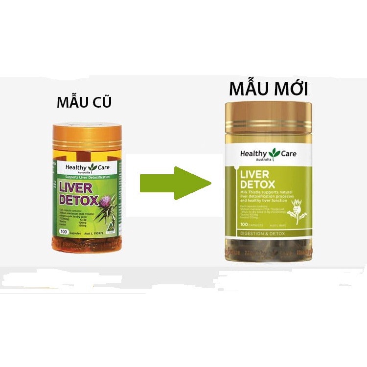 Viên uống Giải Độc Gan Healthy Care Liver Detox 100 Viên