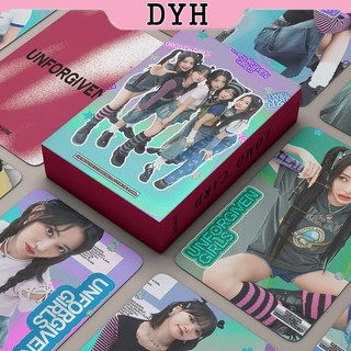 Le sserafim card set 55 tấm thẻ ảnh unforgiven kpop lomo card hình nhóm nhạc