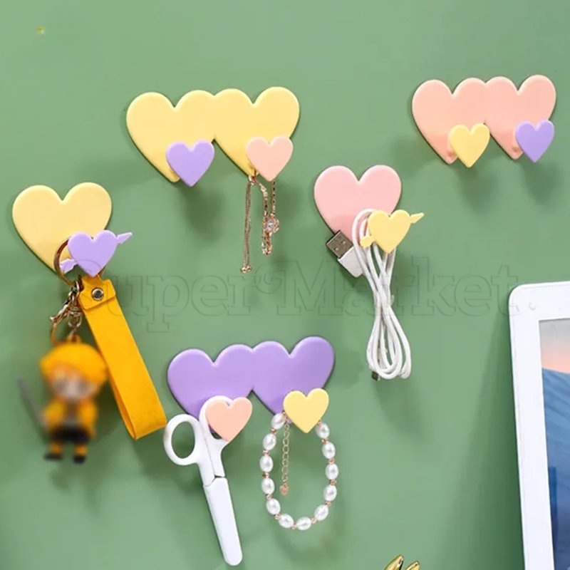 Giá Đỡ Treo Túi Xách / Khăn Tắm / Bàn Chải Đánh Răng Gắn Tường Không Để Lại Dấu Vết Tiết Kiệm Không Gian