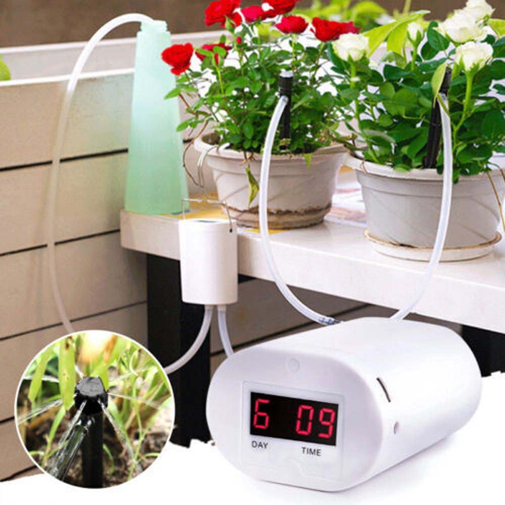 Automatic Watering System Indoor Plant Self Drip Irrigation Kit With Timer & Usb Power Garden Irrigation System For Potted Plants flowerdance