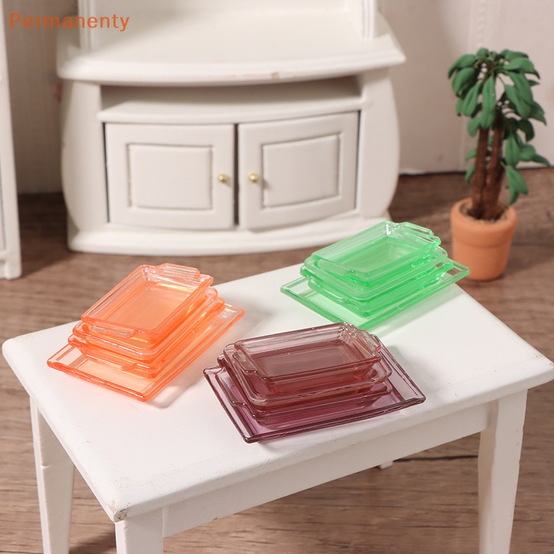 1 Bộ Khay Đựng Thức Ăn 1: 12 Dành Cho Nhà Búp Bê