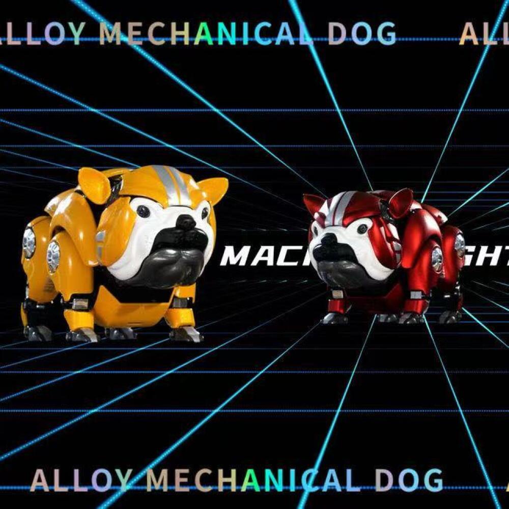 Đồ Chơi Mô Hình Chú Chó bully Bằng Kim Loại Dễ Thương Có Khớp Cử Động Và Thời Trang Thích Hợp Làm Quà Tặng Xe Hơi / Văn Phòng