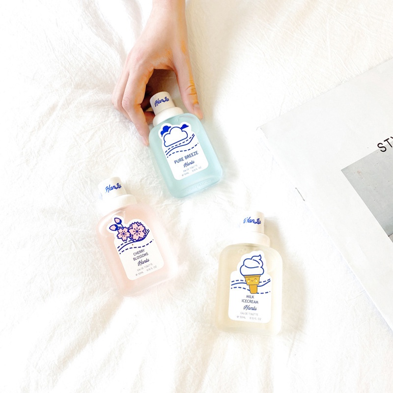 Nước hoa gấu Hanlu 50ml đủ mùi bodymist ARSE FANS