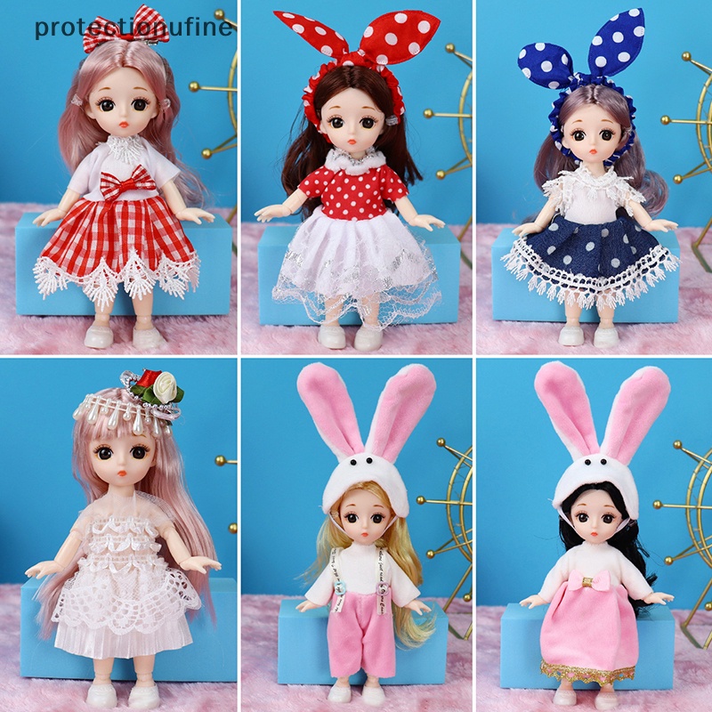 Đầm Đồ Chơi Búp Bê 16-17cm DIY Dễ Thương Xinh Xắn Cho Bé Gái