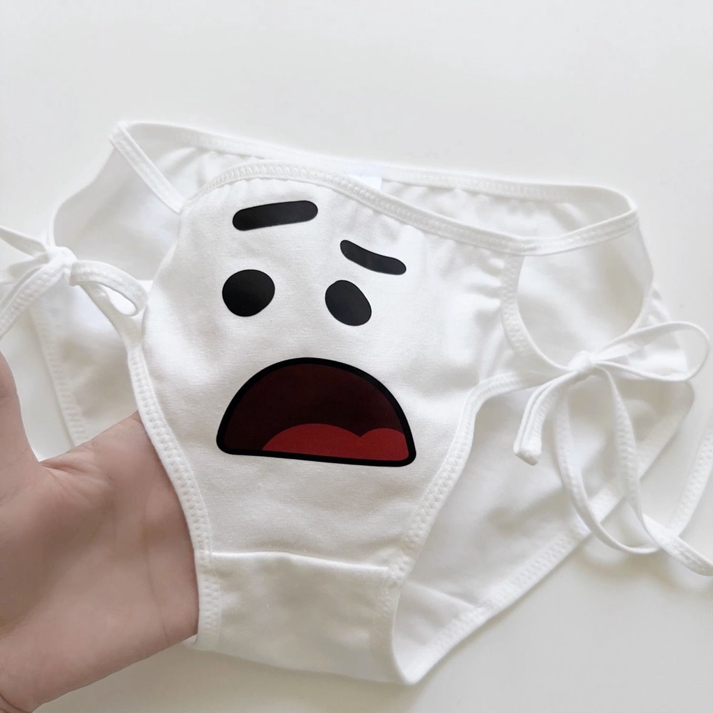 Hoạt Hình Quần Lót Hoạ Tiết Mặt Cười Vui Nhộn Cho Cặp Đôi