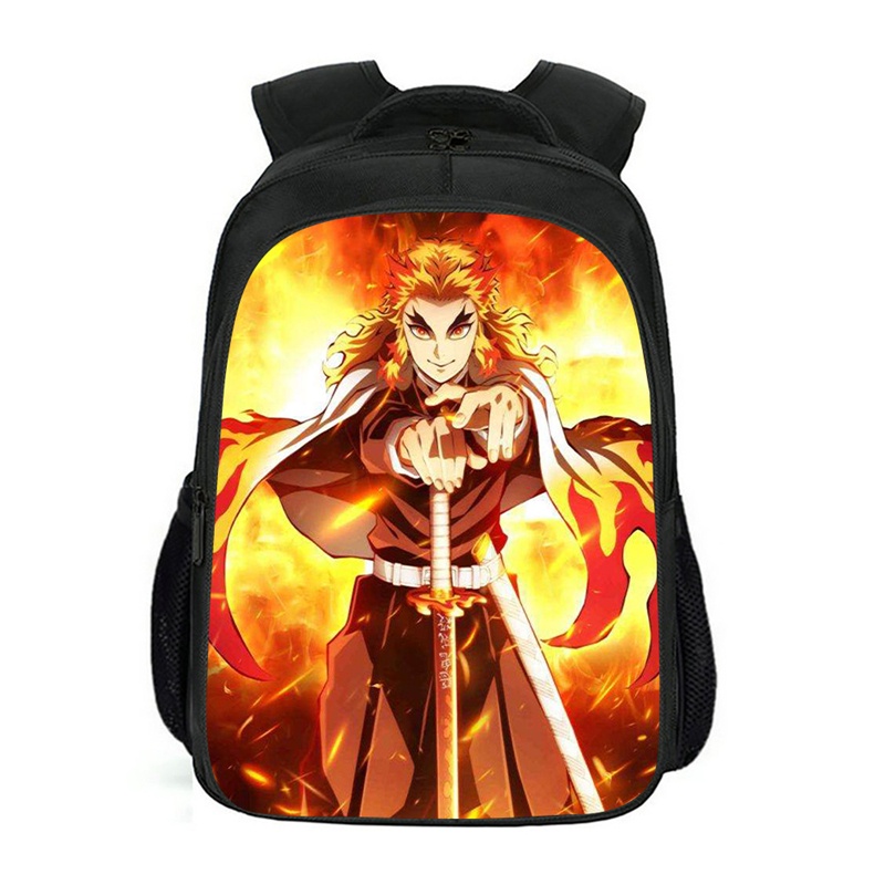 Dễ Thương Ba Lô Anime Demon Slayer Đi Học In Hình Nhân Vật Slayer Kimetsu no Yaiba Đáng Yêu