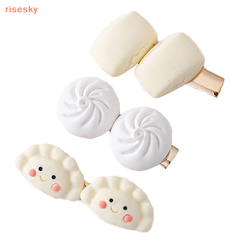 Kẹp Tóc BB Hình Bánh Bao Hấp Nhỏ Nhắn Dễ Thương Phong Cách Hàn Quốc Cho Nữ