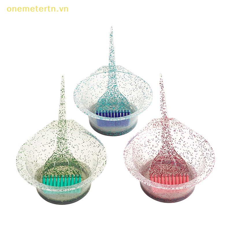 Bộ dụng cụ nhuộm tóc onemetertn pro dụng cụ nhuộm tóc có thể tái sử dụng bàn chải tô màu pigment mixing bowl vn