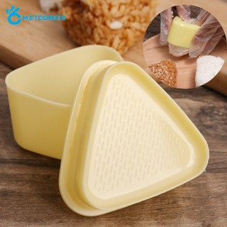  Khuôn Làm Cơm Nắm   Sushi Bằng Nhựa Cấp Thực Phẩm Chống Dính Hình Tam Giác Có Thể Tái Sử Dụng 