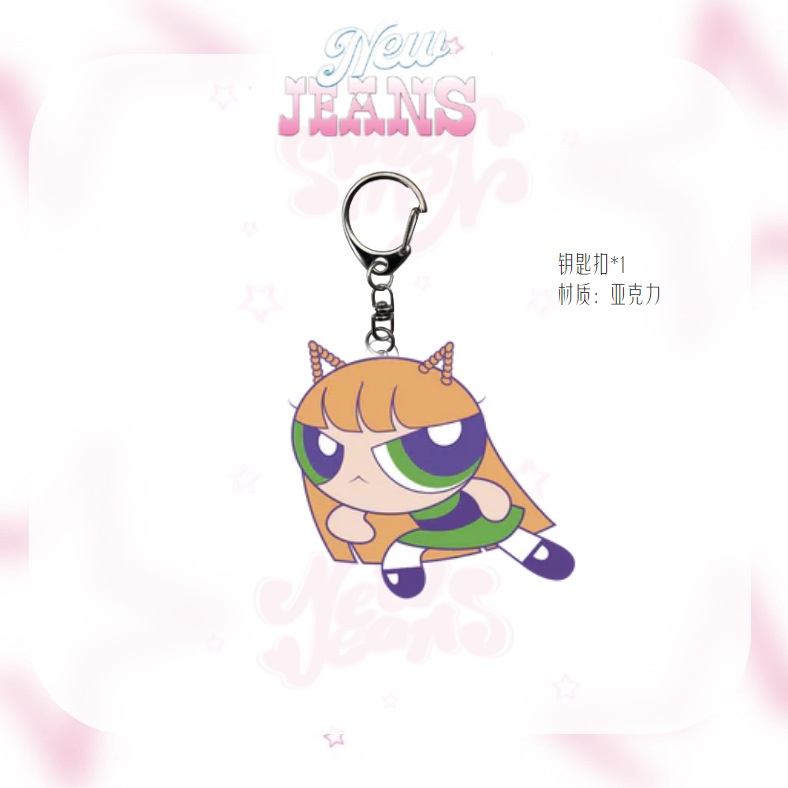 Móc Khóa Hình Thỏ Hoạt Hình Powerpuff Girls