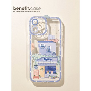 Ốp Điện Thoại Màu Xanh Dương Lạnh Cho IPhone 11 12 Pro Max X XR XS Max SE 7 Plus 8 Plus 13 Pro Max 14 Pro Max