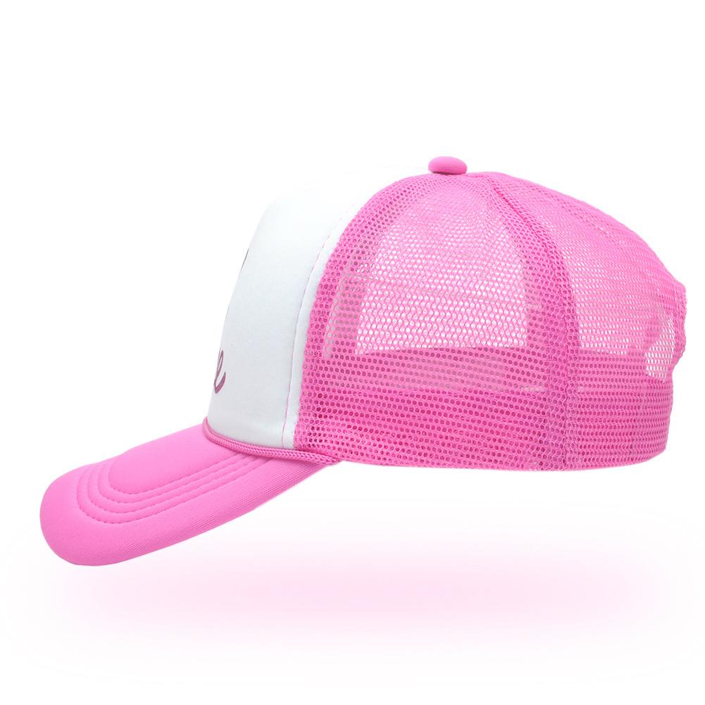 Barbie phong cách màu hồng mũ bóng chày ins phong cách hot girl mũ dễ thương mũ thường ngày bên trucker mũ lưới mũ snapback mũ bóng chày mũ có thể điều chỉnh