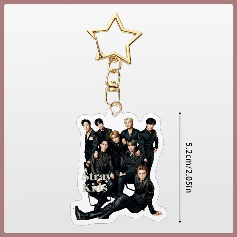 Hq kpop stray kids apmc keychain mặt dây chuyền acrylic