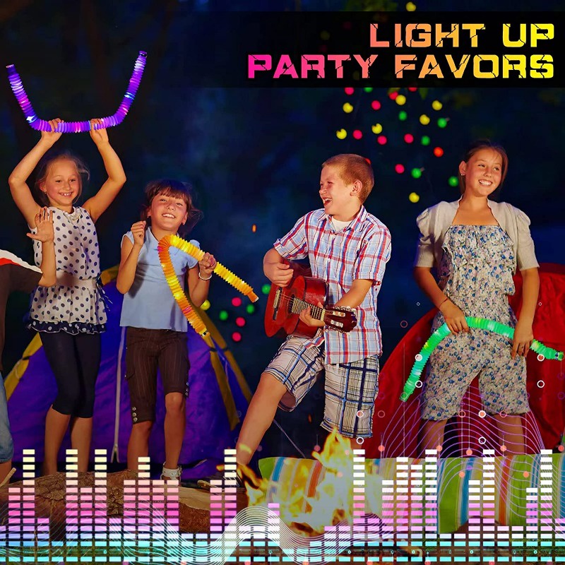 Ống Đồ Chơi Có Đèn Led Phát Sáng Giúp Giảm Căng Thẳng Cho Người Lớn Và Trẻ Em