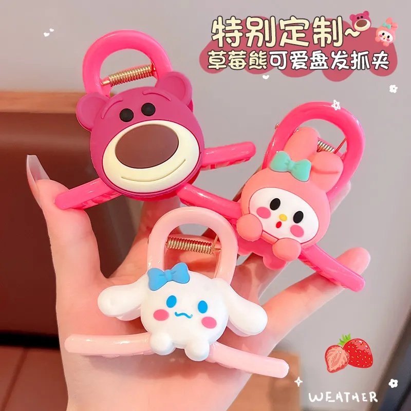 Kẹp Tóc Không Đau Hình Động Vật Hoạt Hình Dễ Thương Cho Bé Gái