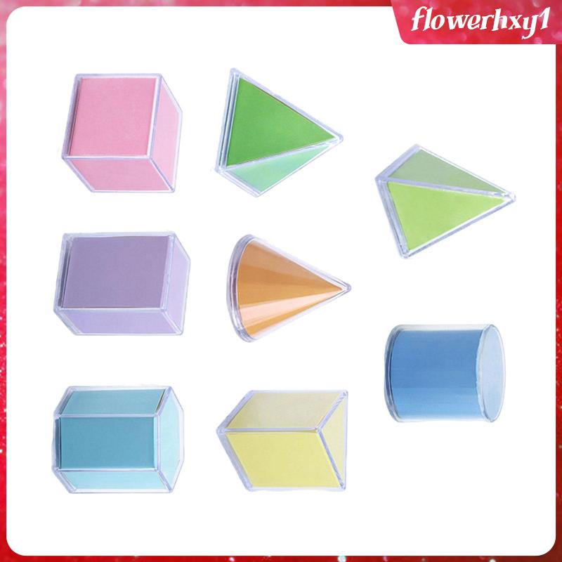 8 cái hình dạng 3d hình học đồ chơi montessori hình dạng phân loại đồ chơi cho trẻ sơ sinh