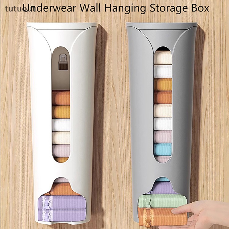 Tutuout organizer tủ treo tường hộp đựng quần lót hộp đựng tủ quần áo tủ đựng tất gia đình chủ đựng rác túi nhựa máy rút vn