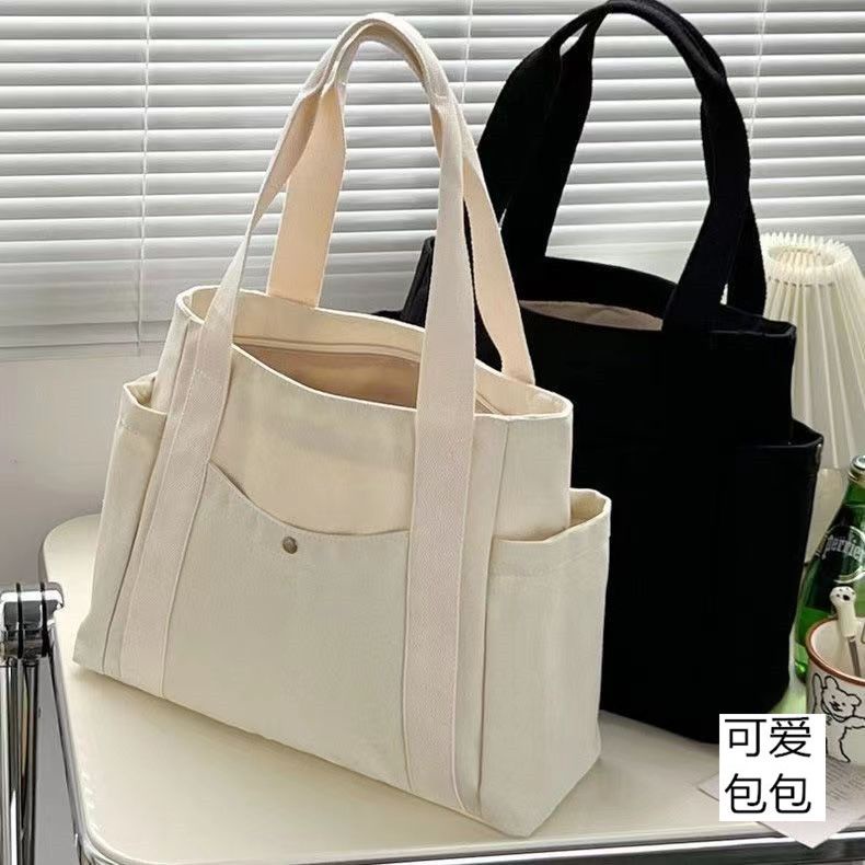 Túi tote nữ dung tích lớn#Túi vải bạt # Túi cao quý # Túi sinh viên vai một túi xách