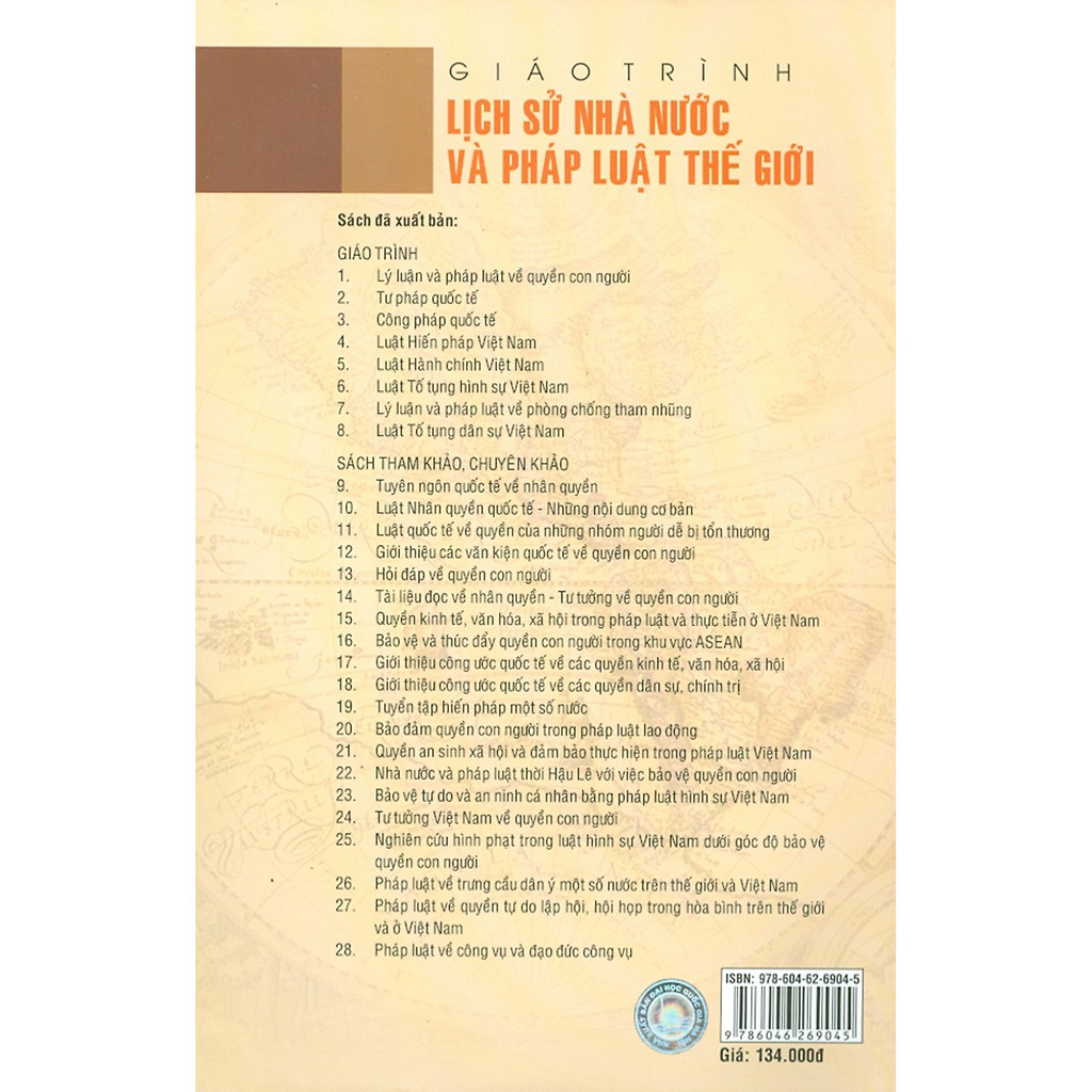 Sách - Giáo Trình Lịch Sử Nhà Nước Và Pháp Luật Thế Giới - Nhà Sách Pháp Luật New