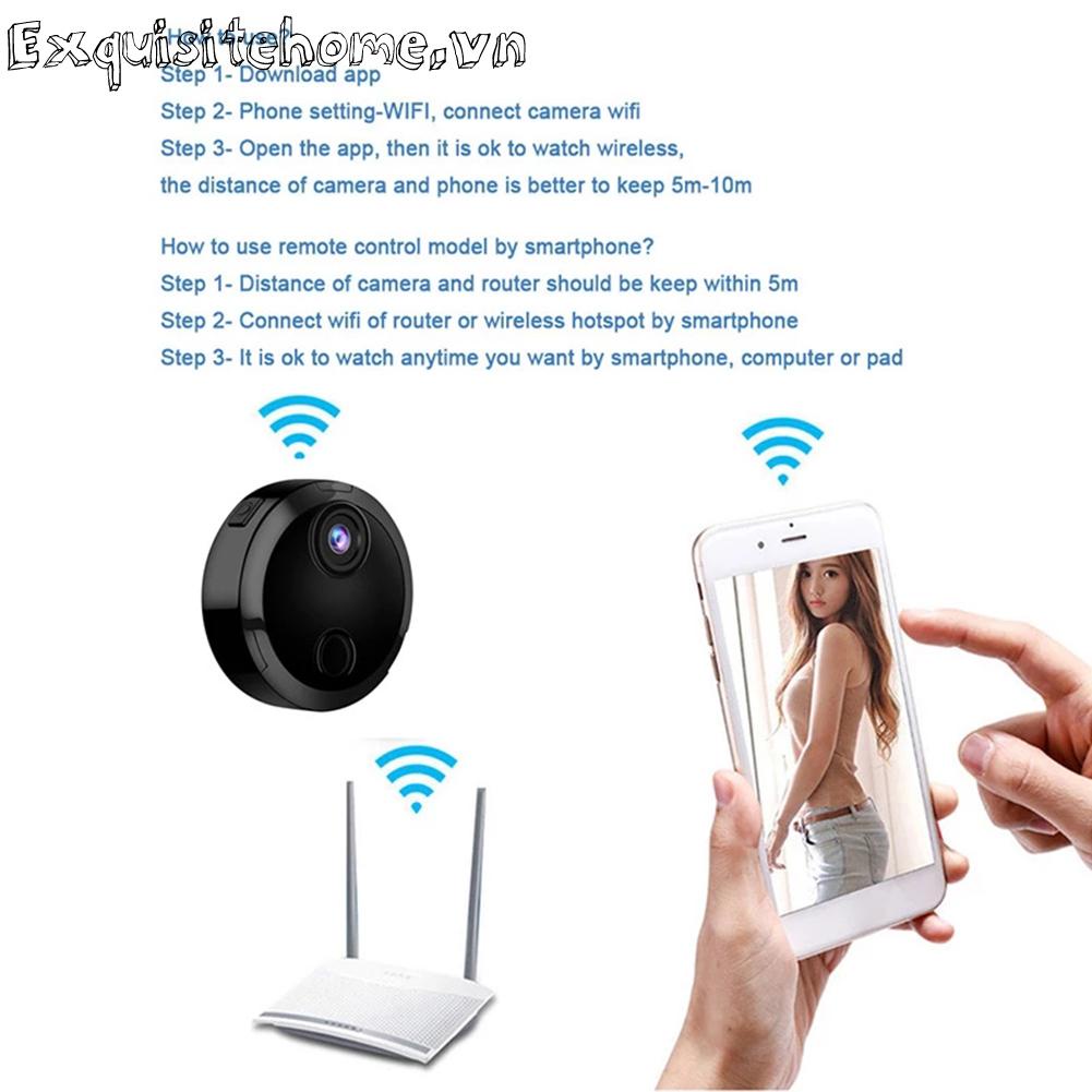 Camera an ninh gia đình camera wifi không dây hdq15 tầm nhìn ban đêm với giá đỡ xoay