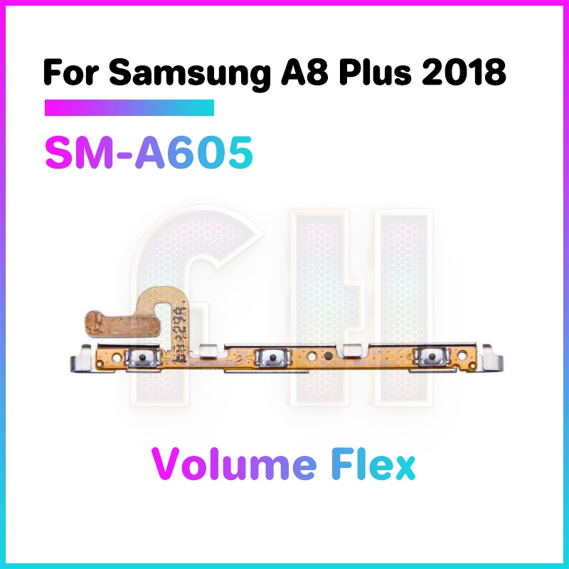 Nút âm lượng nguồn linh hoạt cho samsung galaxy a6 a8 a7 plus 2018 bật tắt phím tắt nút tắt tiếng ribbon flex cable