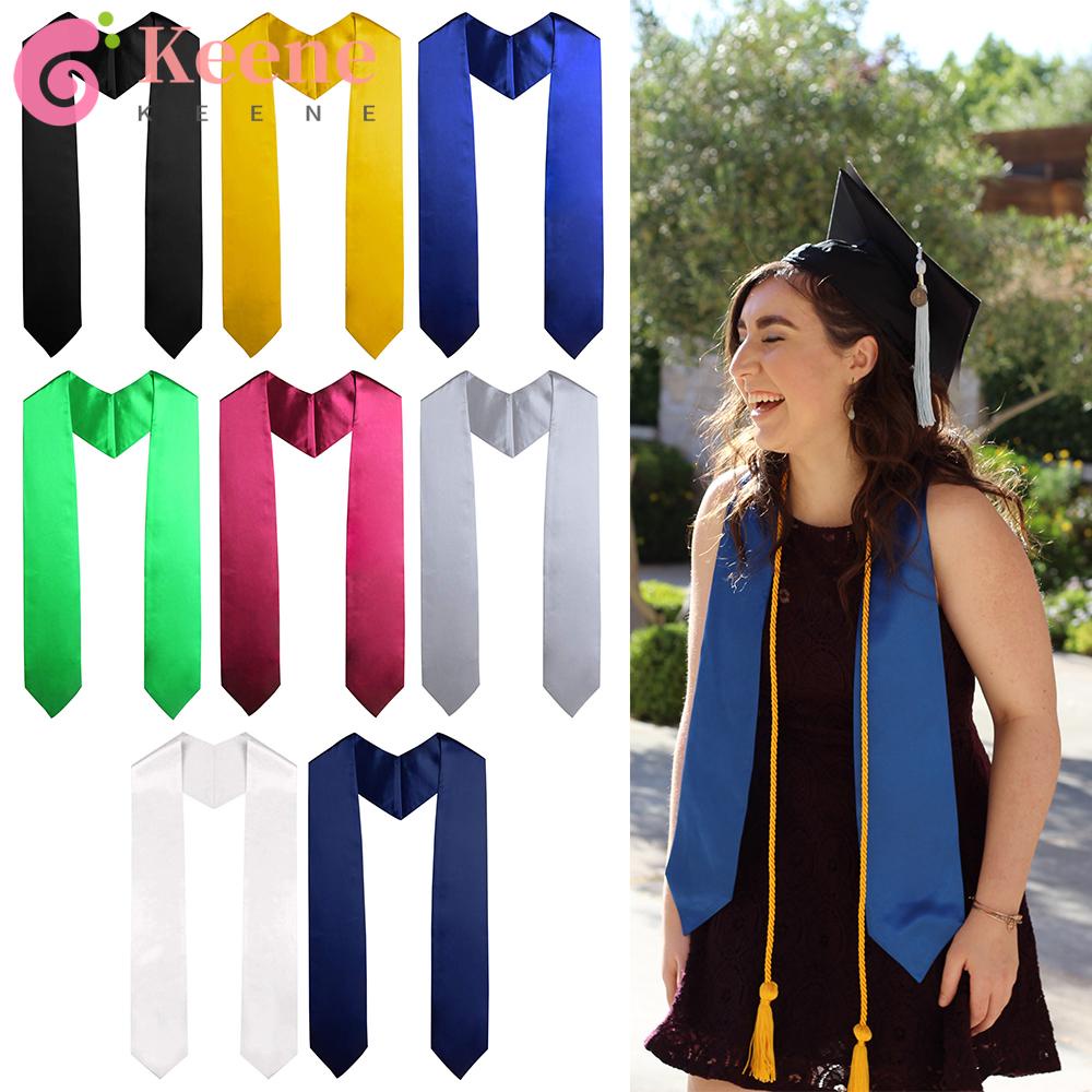 Keene graduation stole sash gift dành cho người lớn unisex black sashes