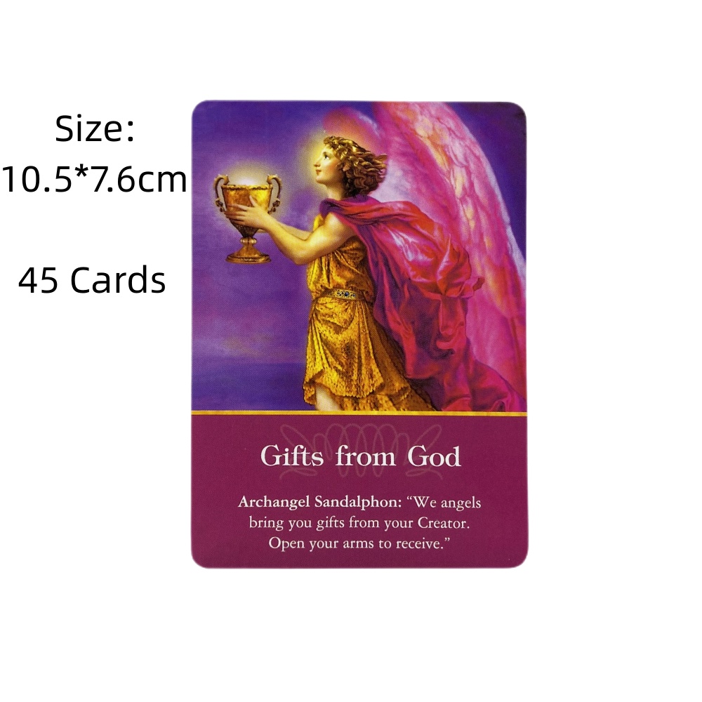 Bộ Bài tarot Vàng Thiên Thần oracle Phiên Bản Tiếng Anh