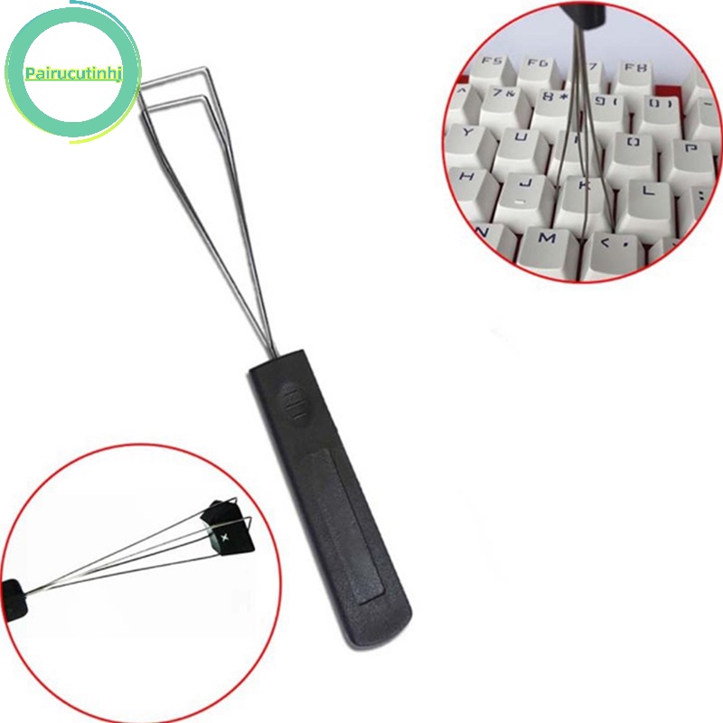 Ghép nối bàn phím bàn phím keycap puller remover with unloading steel cleaning tool keycap aid vn