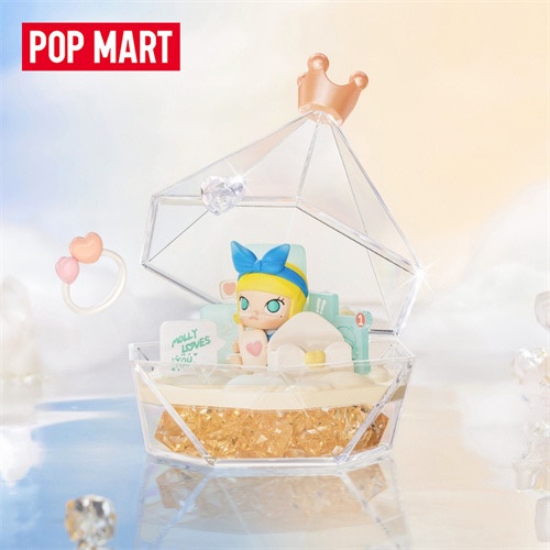 ★Hgtoys★   Dòng Popmart Wish Fingertip Hộp mù Búp bê Tide Play Quà tặng trang trí