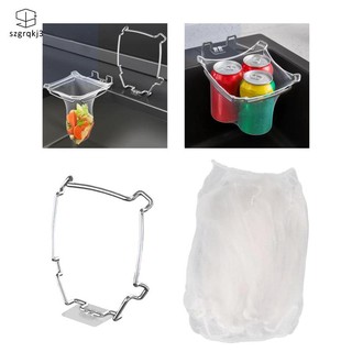Lưới thoát nước góc tam giác, Bộ lọc thoát nước bồn rửa, Bộ lọc bồn rửa nhà bếp có thể gập lại, Túi xách, Nhà bếp, Hộp đựng rác, Có thể gập lại