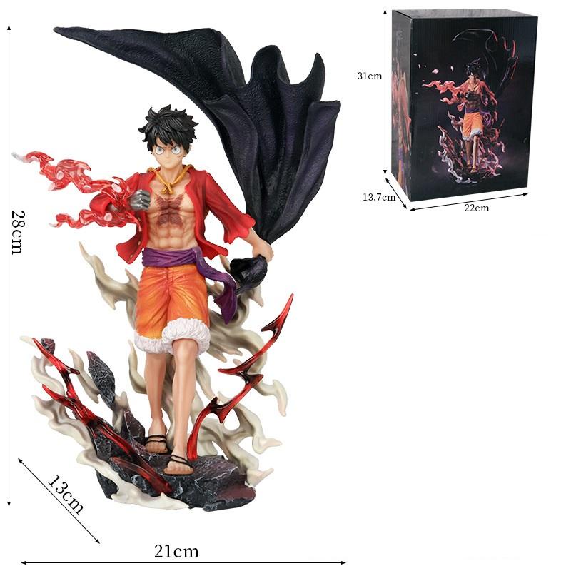 Mô hình Luffy cầm áo choàng đen cao 30 cm cực sắc nét - Mô hình One Piece
