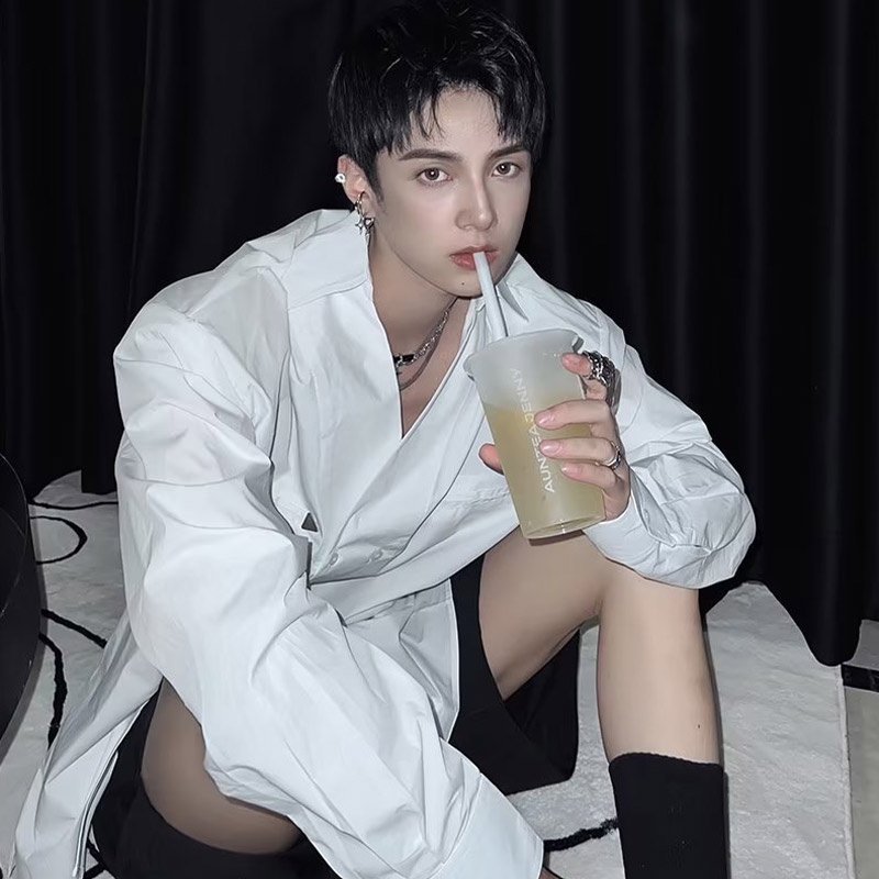 Áo Sơ Mi Nam Dài Tay Cổ Bẻ Thời Trang Hàn