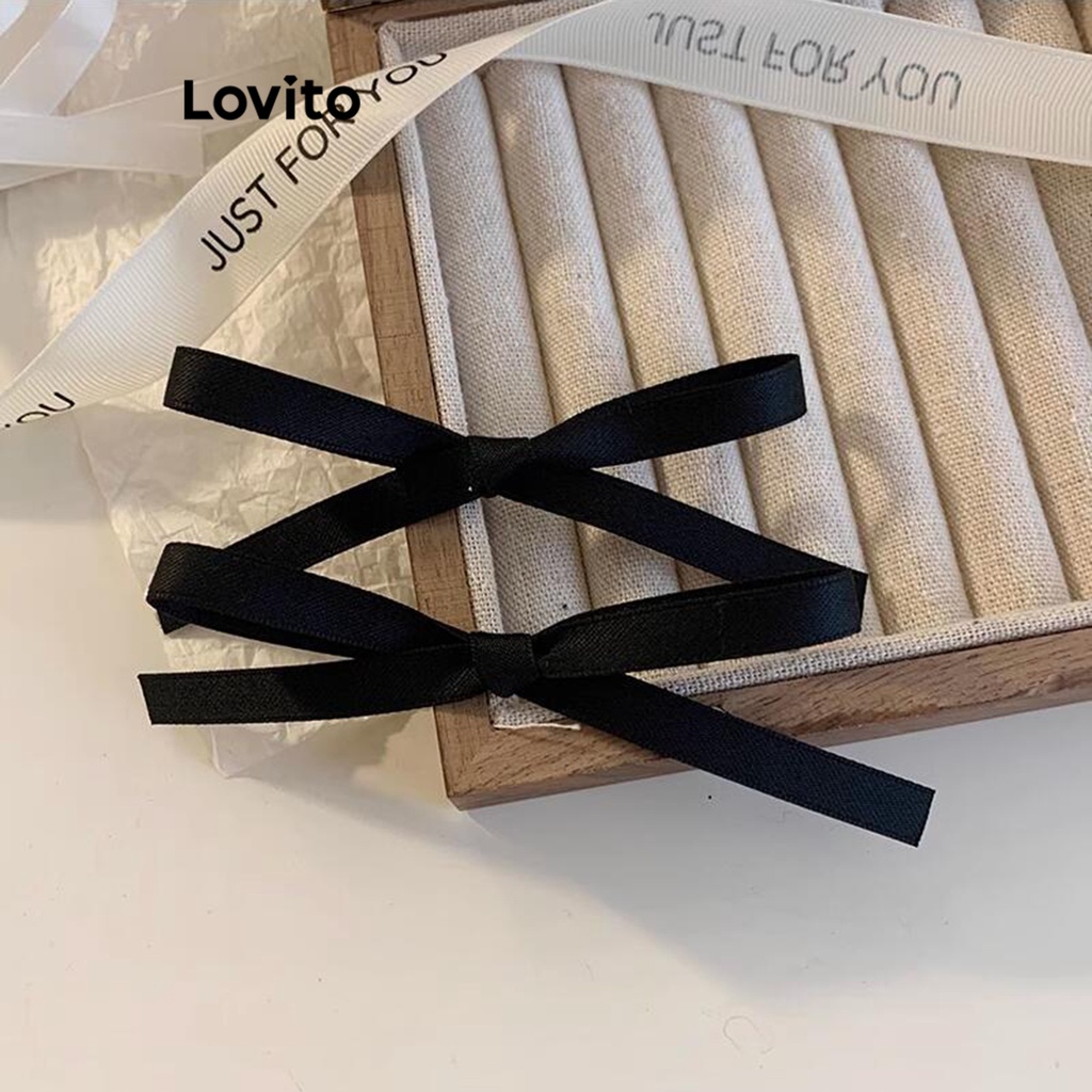 Lovito màu trơn phong cách xinh xắn cho nữ L60AD080