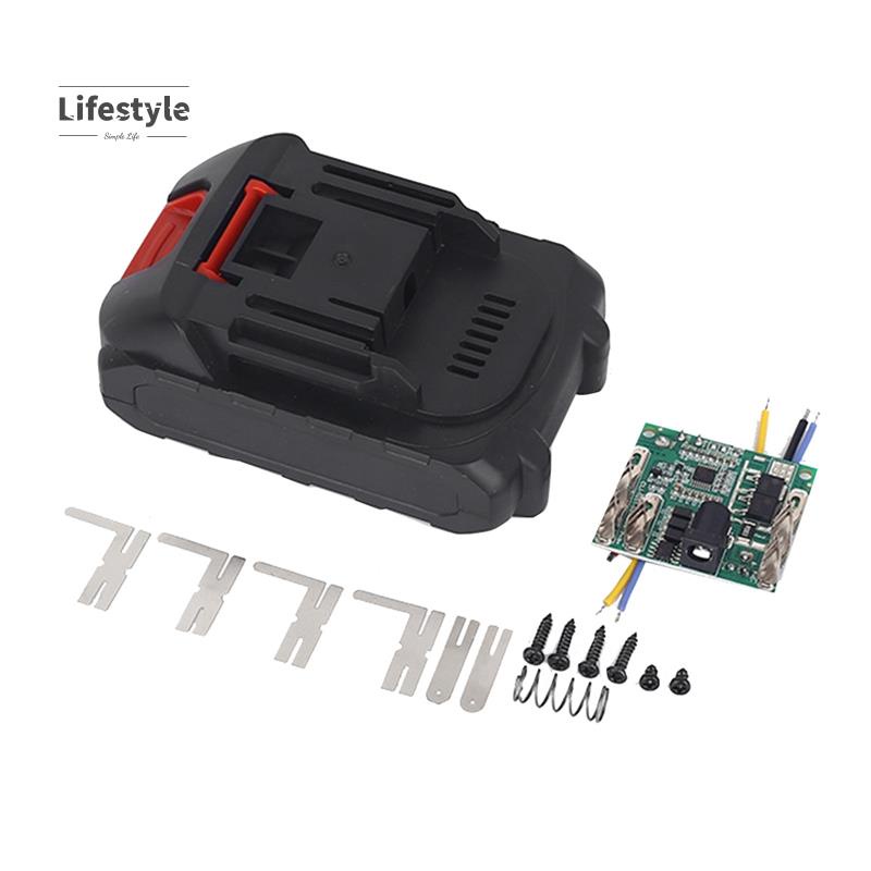 Vỏ nhựa đựng pin + bảng bảo vệ pin lithium cho makita 5-cell bộ dụng cụ pin hộp đựng pin