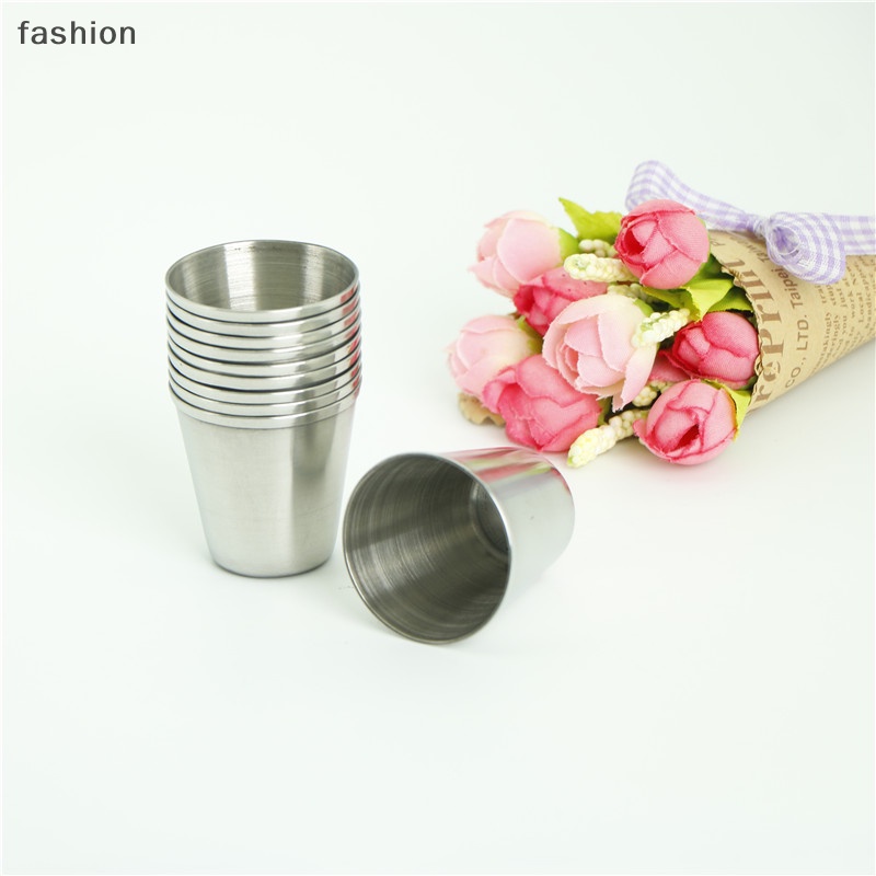 10 cái 30ml xách tay thép không gỉ rượu uống shot Kính barware cup VN