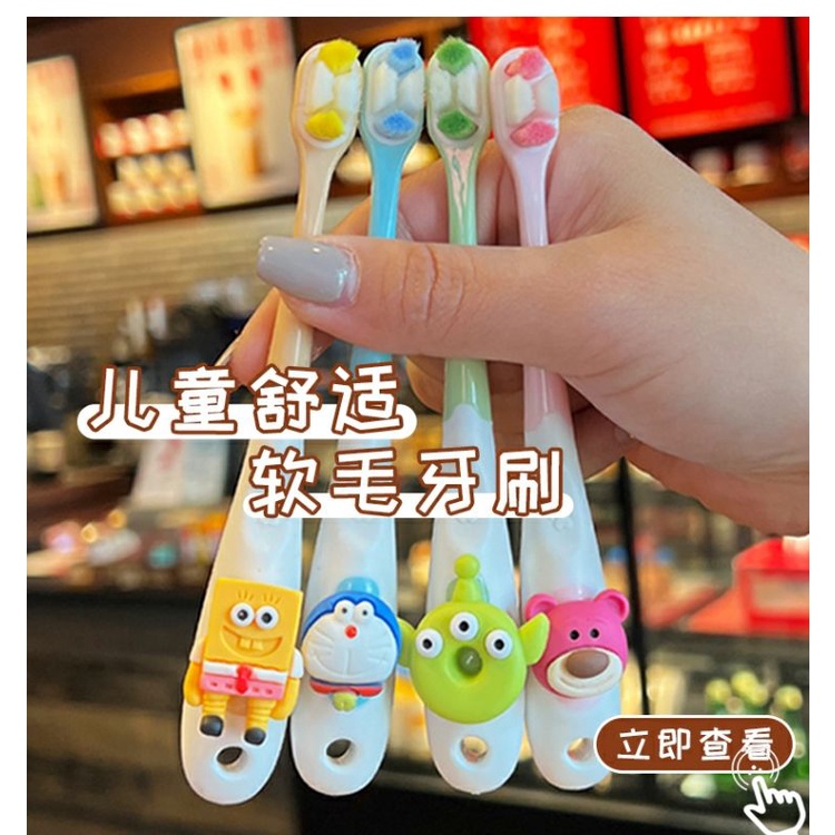 Cốc Đánh Răng Gắn Tường Kiểu Hoạt Hình Gấu Dâu Tây Dễ Thương Cho Bé