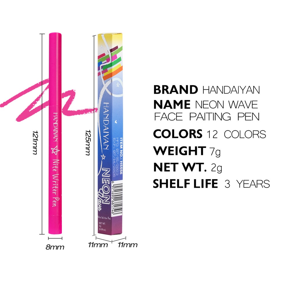 Trang điểm Bút Kẻ Mắt 12 Màu Hộp Màu Mỹ   Bút Kẻ Mắt Huỳnh Quang Sản   Dành Cho Mắt 0,2g Bút Sơn Bút Kẻ Mắt Sức Khỏe & Sắc đẹp Bút Kẻ Mắt Trang điểm Mắt Bút Kẻ Mắt Lâu Trôi * KÍNH