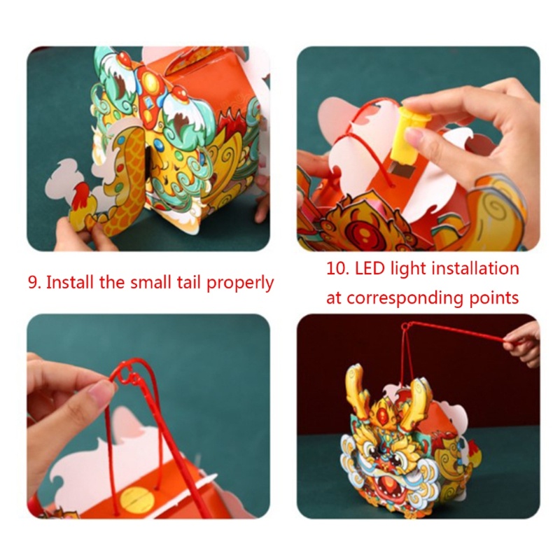 Blg Đèn Lồng Thủ Công Cầm Tay Hình Hoa Anh Đào Thỏ Cho Lễ Hội Trung Thu - lucky bu