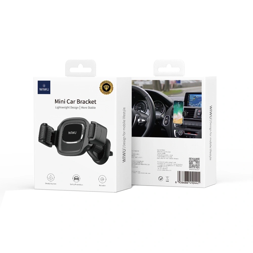 Giá đỡ Wiwu Ch009 Car Mount cho điện thoại trên ô tô làm bằng hợp kim nhôm, xoay 360 độ - WIWU