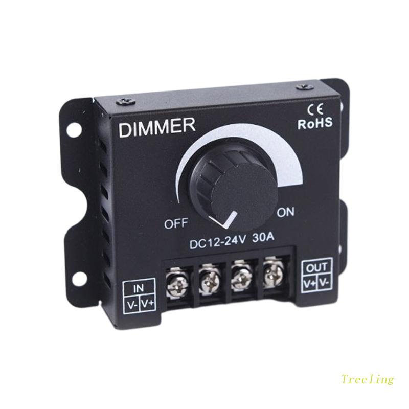 Bộ Điều Khiển Độ Sáng Dây Đèn DC 12-24V 30A PWM