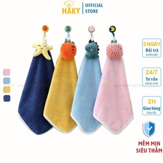 Khăn lau tay nhà bếp treo tường siêu thấm nước – khăn lau đa năng mềm mịn mau khô HAKY061