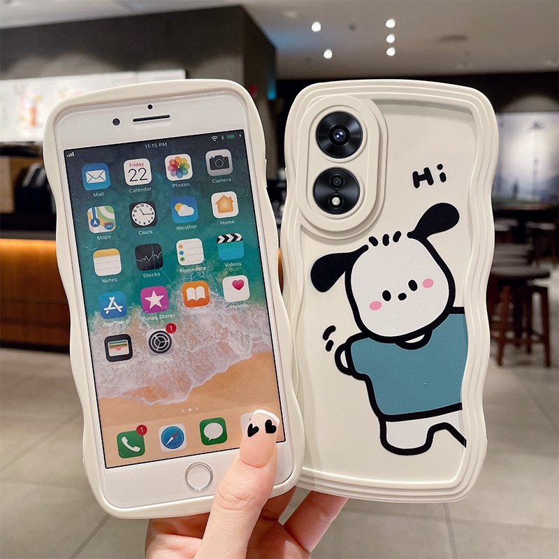 Ốp lưng oppo reno 8t 5g reno 8pro 5g a78 5g ốp lưng oppo wave style hoạt hình đáng yêu chống sốc